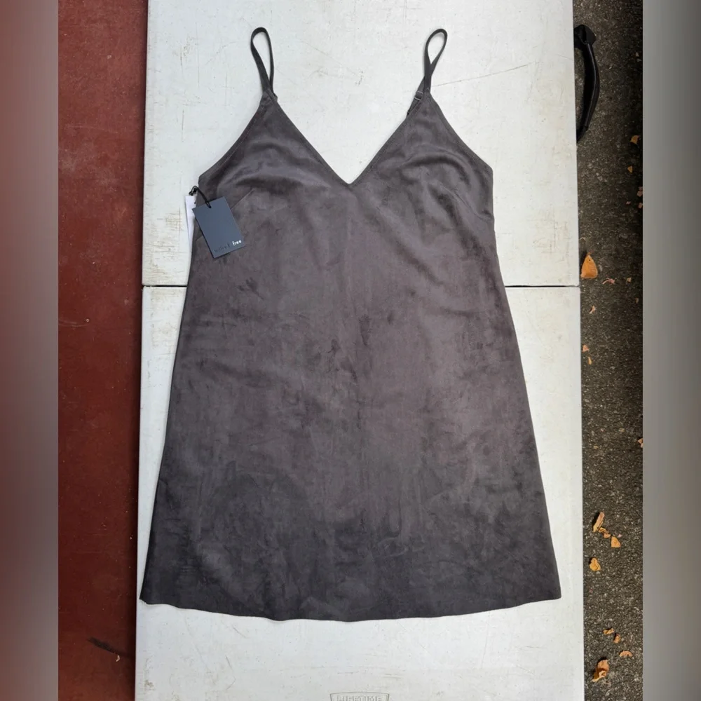 Wilfred Free People Charcoal Gray vivienne Dress - Picture 2 of 6